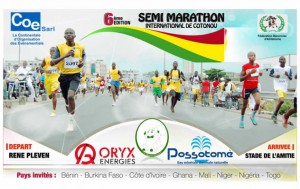 6th International Half-Marathon, Cotonou (Benin) 12/04/2014