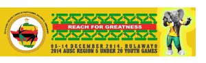 Jeux d’Afrique Australe des moins de 20 ans, Bulawayo (Zimbabwe) 9-13/12/2014