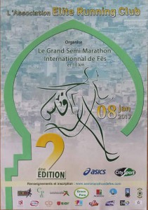 10km et semi-marathon de Fès (Maroc) 8/01/2017