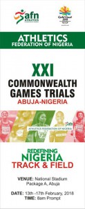 Commonwealth Games Trials, Abuja (Nigeria) 14-16/02/2018