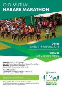 Old Mutual Harare marathon (Zimbabwe) 11/02/2018