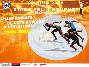 Championnat de Côte d’Ivoire juniors-seniors, Abidjan 20/06/2018