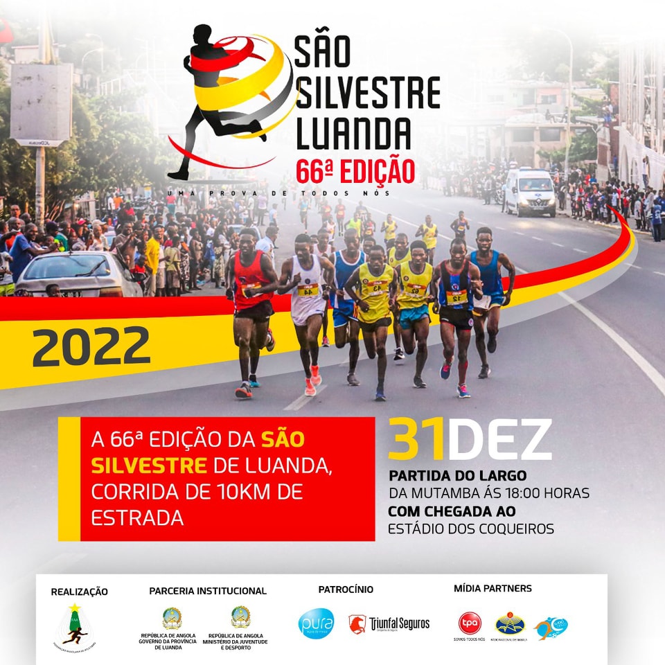 66e corrida de la Saint Sylvestre, Luanda (Angola) 31/12/2022